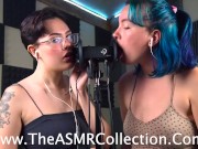 Preview 6 of Double Trouble Ear Licking - Bella and Sasha ASMR