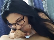 Preview 6 of Lovely cat enjoys a good cock in her mouth