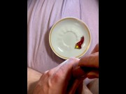 Preview 5 of How many candies will the male urethra swallow? My cumshot in a condom!