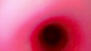 Camera Inside Pink Pussy Records A Huge Creampie From Within (Slow Motion Cumshot)