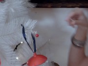 Preview 1 of Lety Howl IS santa's gift cosy sex sweet speak blowjob squirt and cumshot that's the spirit of Chris
