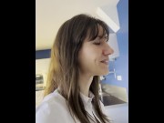 Preview 1 of Lety Howl gets fucked by the delivery guy in the kitchen