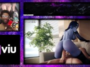 Preview 3 of Widowmaker's Tight Pussy Gets Creamy Riding A Nice Hard Gamer Cock