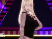 Preview 2 of [MMD] Sistar - Touch my body Ahri Sexy Kpop Dance League of Legends Uncensored Hentai 4K 60FPS