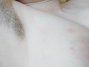 Preview 3 of Mommy with hairy armpits loves when people look at her tits with huge nipples