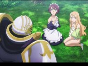 Preview 1 of Hardcore Rough Sex Threesome with Knight in Forest Anime Hentai Uncensored