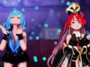 Preview 5 of 【MMD Hololive 4k/60fps】《Lamy (雪花ラミィ) Marine (宝鐘マリン) 》~《愛包ダンスホールHeart Pie Dancehall HIMEHINA》