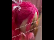 Preview 5 of pink hair pawg sucks and fucks (preview)
