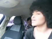 Preview 3 of CUTE UBER DRIVER OFFERS RIDER A BLOW”JOB”