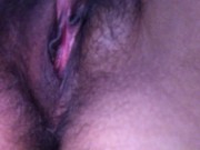 Preview 1 of WET FTM Trans Boy w/ HAIRY BUSH whimpers and moans around finger