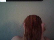 Preview 4 of Camera Glasses Doggystyle POV Long Red Hair Fetish - Fan Ordered Custom Video