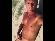 Preview 1 of Ultimateslut SPERM CUM ON THE BEACH homemade amateur real public porn