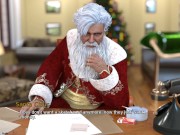 Preview 1 of Laura Lustful Secrets: Santa Claus And His Sexy Blonde Wife Ep 1 Christmas Special