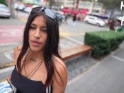 Preview 1 of Young Latina Selling Candy Does Her First Porn 🍫😈🎥