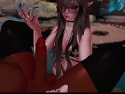Preview 2 of Femdom Uses her Whole Body to Tease Her Sub! (vrchat, erp)