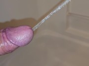 Preview 1 of Another long piss from daddy's edged cock