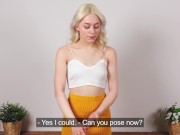 Preview 1 of Virgin teenie Fifa Targaryen casting masturbating
