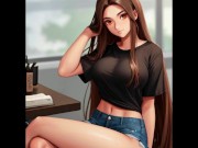 Preview 1 of YOU TEACH THE NERD, SHY GIRL HOW YOU SHOULD SUCK HER - amsr roleplay - Argentine voice
