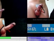 Preview 2 of E-Stim Session on 2B, from 3 angles