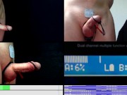 Preview 6 of E-Stim Session on 2B, from 3 angles