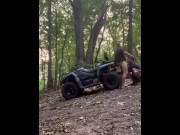Preview 1 of  explore on ATV and end up fucking in the woods