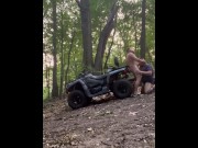 Preview 4 of  explore on ATV and end up fucking in the woods