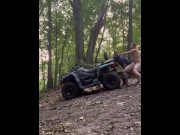 Preview 6 of  explore on ATV and end up fucking in the woods