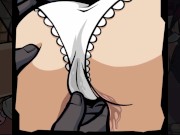 Preview 2 of Sexy Cartoon Maid Fingering Squirting