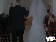 Preview 2 of VIP4K. Olivia Sparkle in a wedding dress and veil caught on camera fucking
