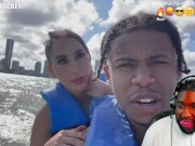 Preview 4 of REACTION: lil d klaps Valerie kay on a jetski