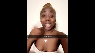ALLIYAHALECIA X SNAPCHAT (FINALLY THE VIDEO YOU BEEN WAITING FOR)