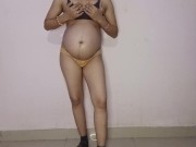 Preview 2 of Indian bhabi nude dance sexy