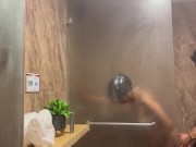Preview 3 of My roomie fucks me while I take a bath!! It makes me come in the shower.