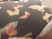 Preview 1 of Step daughter phat booty in skirt