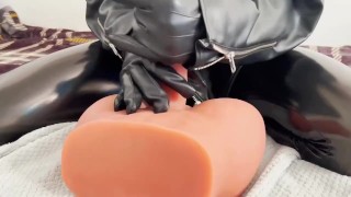 [Japanese male ASMR] Handjob cumshot from nipple torture after being instructed to masturbate [Akiny