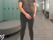 Preview 2 of Hands free cumshot in tight pants