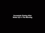 Preview 2 of Versastyle Pissing After Woke Up In The Morning