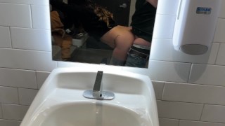 Asian Slut Swallows Cum at Walmart