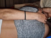 Preview 3 of STEPDAD COMES HOT FROM THE PARTY AND COME INTO MY BED TO FUCK ME HARD WITHOUT MY MOM KNOWING