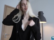 Preview 1 of Classy blonde Shina Ryen seduces and fucks her boss POV