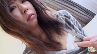 Japanese babe got creampied after hardcore sex