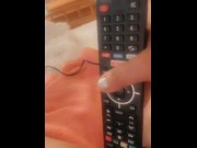 Preview 5 of Slut Fucking Herself With Remote Control