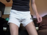 Preview 5 of Smoking in my White Adidas Shorts