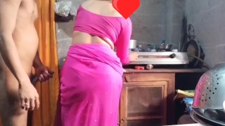 SriLankan  StepMom with young guy getting Romantic