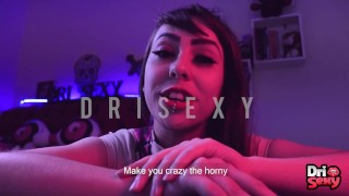 JOI - Horny naughty girl guiding her handjob | Dri Sexy | Part 1