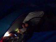 Preview 1 of Public Camping Sex In Tent