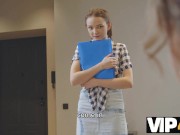 Preview 3 of VIP4K. Sexy boss knows how to satisfy her assistant and new office worker