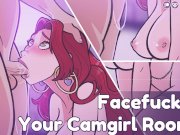 Preview 1 of Cam Girl Roommate Submits to You | Audio Hentai Roleplay| POV ASMR ERP | Submissive Slut | Blowjob