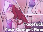 Preview 5 of Cam Girl Roommate Submits to You | Audio Hentai Roleplay| POV ASMR ERP | Submissive Slut | Blowjob