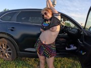 Preview 1 of Pissing On The Side Of The Road